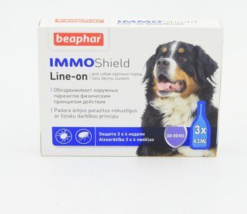 IMMO SHIELD Краплі від бліх та кліщів для собак для собак 30-60 кг 59713 фото