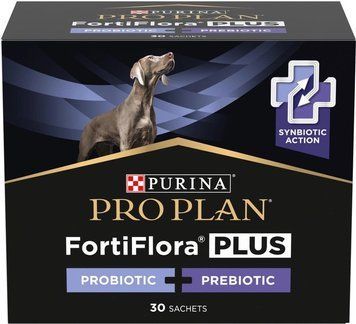 Purina Pro Plan FortiFlora Plus Пробиотик для взрослых собак и щенков для поддержания нормальной миклофлоры кишечника 30x2 г 76678 фото