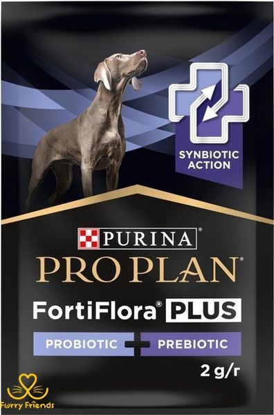 Purina Pro Plan FortiFlora Plus Пробиотик для взрослых собак и щенков для поддержания нормальной миклофлоры кишечника 30x2 г 76678 фото
