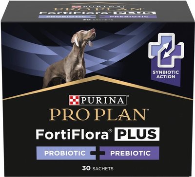 Purina Pro Plan FortiFlora Plus Пробіотик для дорослих собак і цуценят для підтримки нормальної міклофлори 76678 фото