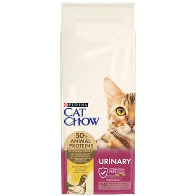 Cat Chow Urinary Tract Health сухой корм для кошек для поддержания здоровья мочевыводящей системы с курицей 15 226 фото