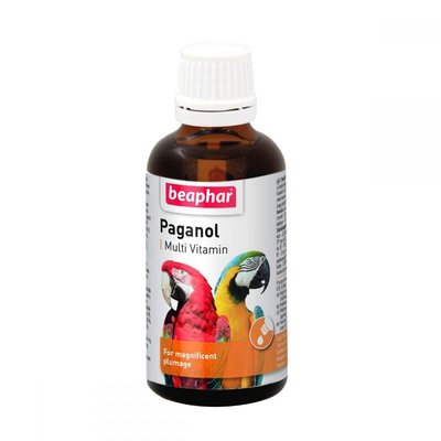 Paganol витамины для укрепления оперения птиц 50мл 125210 62605 фото