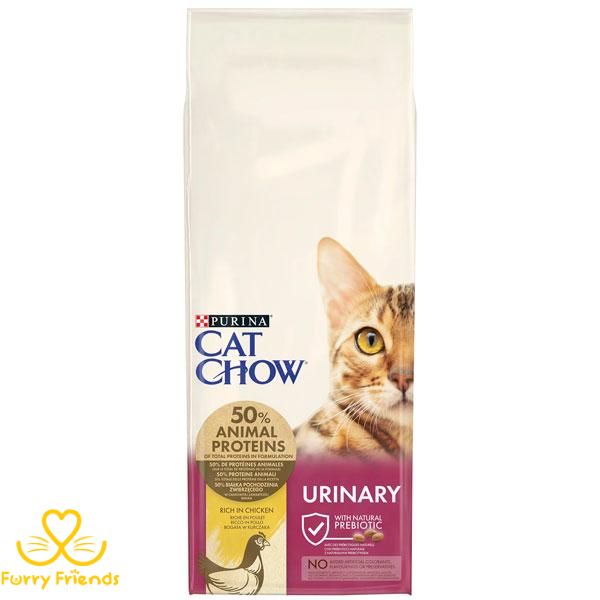 Cat Chow Urinary Tract Health сухой корм для кошек для поддержания здоровья мочевыводящей системы с курицей 15 кг 226 фото