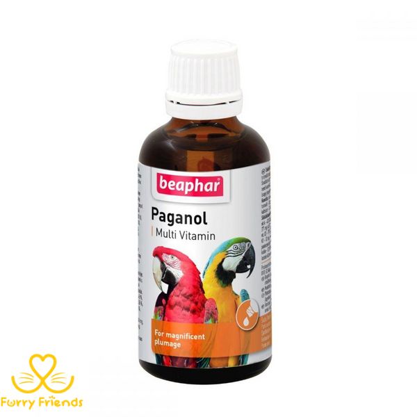 Paganol вітаміни для зміцнення оперення птахів 50мл 125210 62605 фото