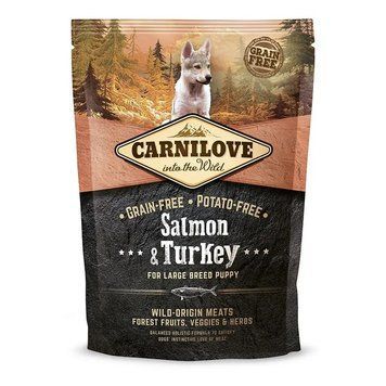 Carnilove Large Breed Puppy з лососем і індичкою сухий корм для цуценят великих порід 1.5 кг 80024 фото