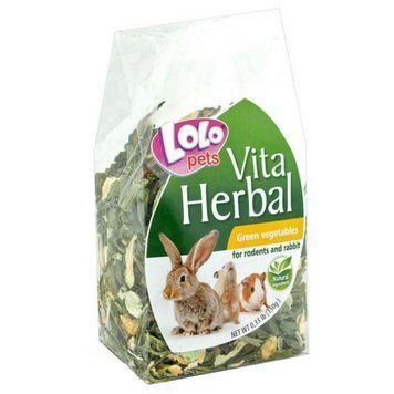 HERBAL для грызунов зеленые овощи 150 г Lolopets 74120 63536 фото