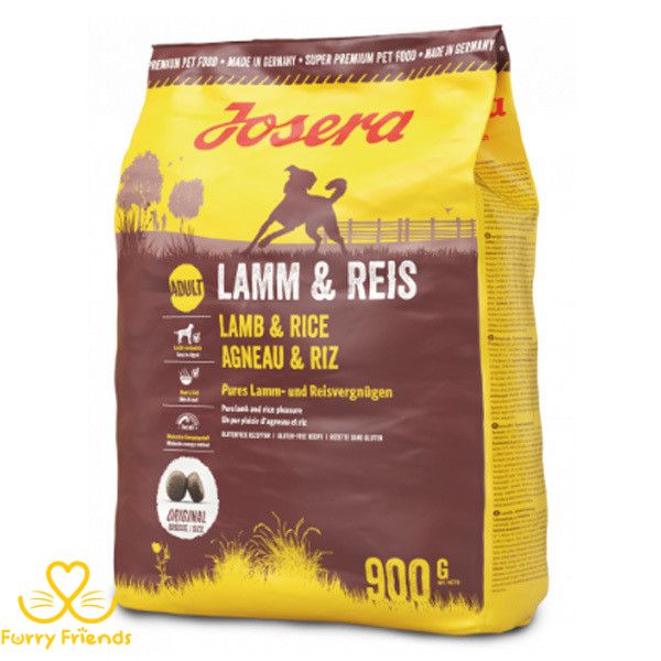 Josera Lamm Reis сухий корм для собак з ягням і рисом 900г 37669 фото