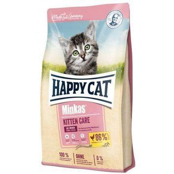 Happy Cat Minkas Kitten Care Gefl сухий корм для кошенят із птицею 0,5 кг 56690 фото