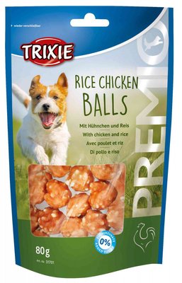 Premio Chicken Rice Balls ласощі для собак з куркою та рисом, Тріксі 31701 26204 фото