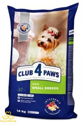 Акція Club 4 paws (Полуб 4 лапи) Для собак дрібних порід 14 кг 74472 фото