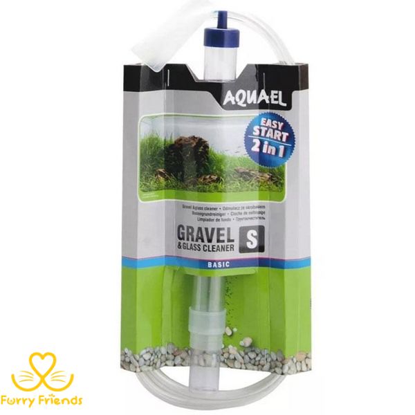 Aquael Gravel Glass Cleaner S Грунтоочисник зі шкребком для акваріума 26 46 см 64097 фото