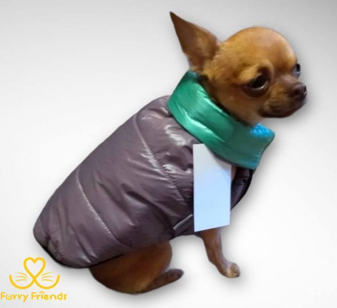 Токио жилет для собак DogLove двухсторонний фиолетово-зеленый 70796 фото