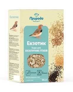 Корм для декоративных птиц Экзотик 500гр. Природа 45240 фото