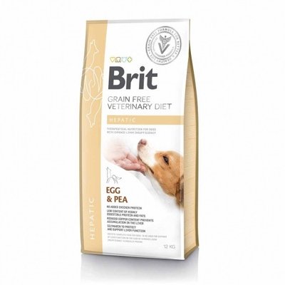 Brit Dog Hepatic 2кг VetDiets сухий корм для собак при хворобах печінки 55620 фото