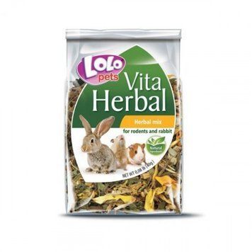 Lolopets корм herbal для грызунов смесь лекарственными травами 40г 74104 42346 фото