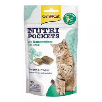 Gimcat Nutri Pockets з котячою м'ятою і мультивітамінами 60г 28368 фото