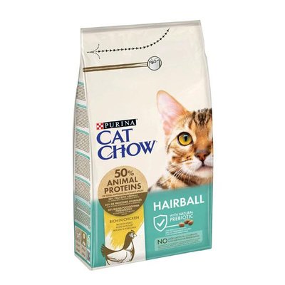 Cat Chow Hairball Control сухой корм для кошек против образования шерстяных комком в пищеварительном тракте с 26661 фото