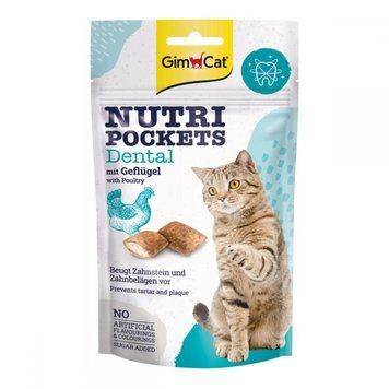 Gimcat Nutri Pockets Dental для догляду за зубами 60г 28366 фото