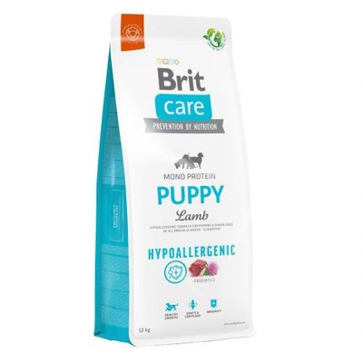 Сухой корм для щенков всех пород Brit Care Dog Hypoallergenic Puppy (ягненок) 12 кг 3033032 фото