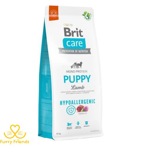 Сухий корм для цуценят всіх порід Brit Care Dog Hypoallergenic Puppy (ягня) 12 кг 3033032 фото