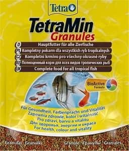 Тetra MIN Granules для всех видов рыб в гранулах 15 гр 44638 фото