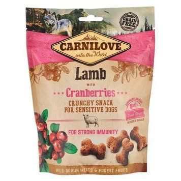 Ласощі Carnilove Lamb with Cranberries для собак з ягням і журавлиною 200 г 73746 фото