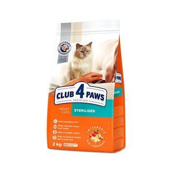 Клуб 4 лапи Преміум для стерилізованих котів 14кг 38798 фото