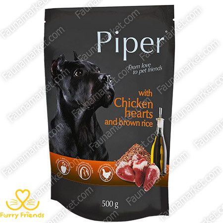 Dolina Notice Piper Dog куряче серце і коричневий рис 150г 34777 фото