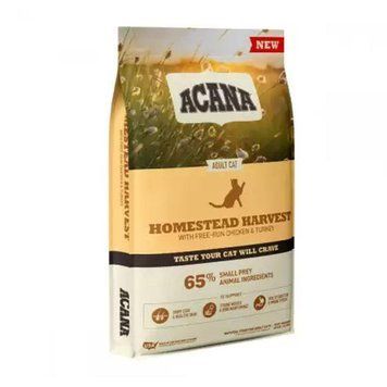 Acana Homestead Harvest Adult Cat Chicken Turkey Сухий корм для кішок 1.8 кг 67446 фото