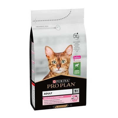 PRO PLAN Adult 1+ Delicate Digestion сухой корм для котов с чувствительным пищеварением с ягненком 1,5 кг 36645 фото
