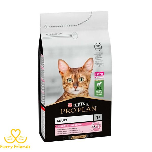 PRO PLAN Adult 1+ Delicate Digestion сухой корм для котов с чувствительным пищеварением с ягненком 1,5 кг 36645 фото